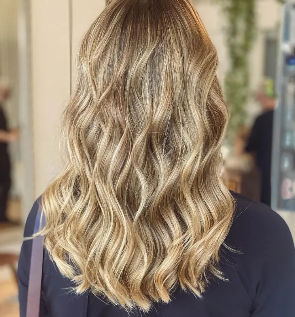 Blonde highlights